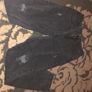 Size 2 distressed boyfriend  jeans